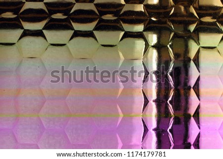 colored decorative glass