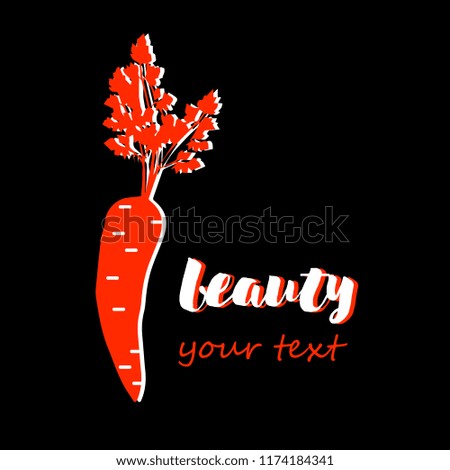 vector illustration food carrot graphic leaf vegetable