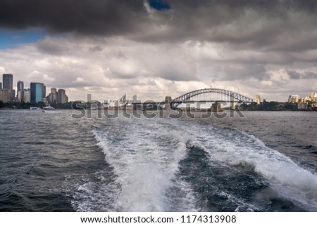 Sydney Harbour in Sydney, Australia.