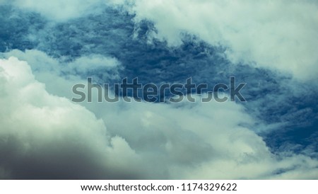 beautiful cloud and blue sky  for texture background