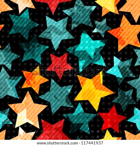 abstract stars seamless