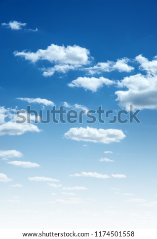 Sky and clouds vertical photo - book or magazine format Royalty-Free Stock Photo #1174501558