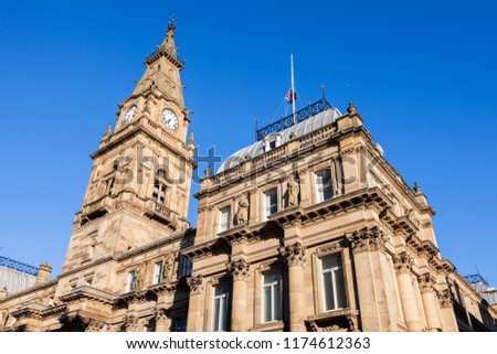 Municipal Buildings in Liverpool. Liverpool, North West England, UK. Royalty-Free Stock Photo #1174612363