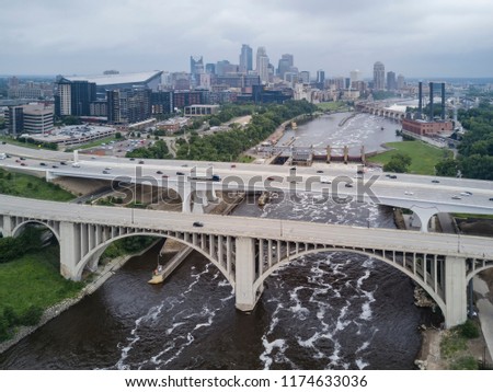 Aerial View of Minneapolis