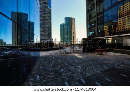 Toronto, scenic financial district skyline