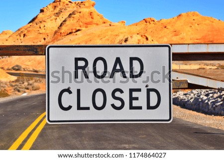 Road Closed Sign 