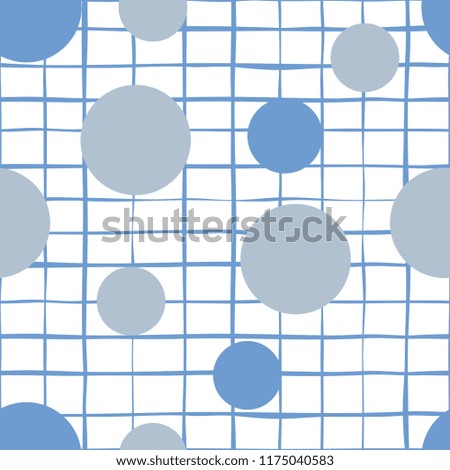 Abstract seamless vector background School line collection.