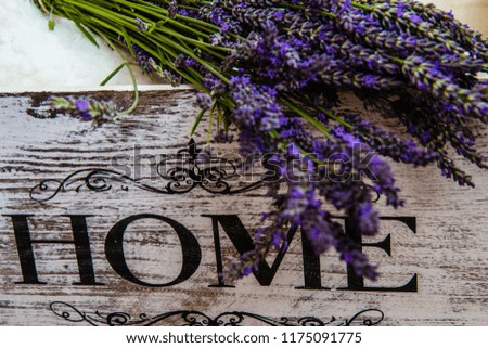 Home decoration of Lavender, Provance style, vintage