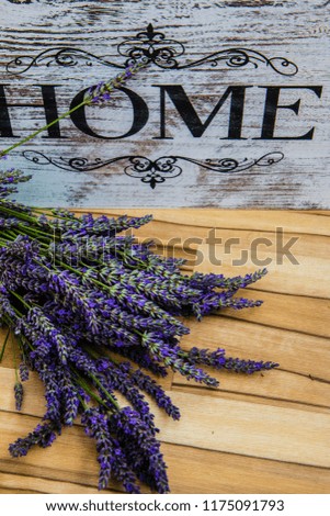 Home decoration of Lavender, Provance style, vintage