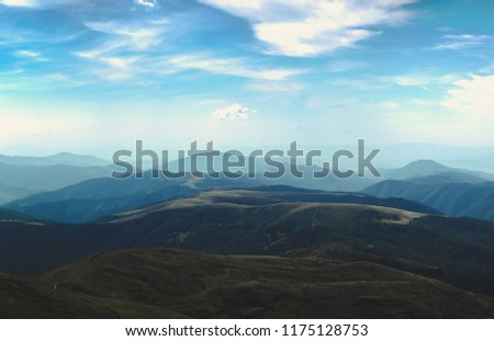 beautiful Carpathian mountains