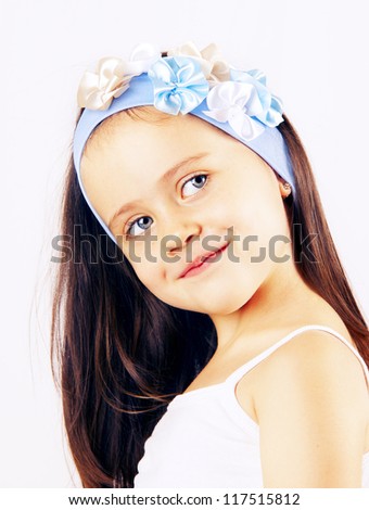 Portrait of a beautiful little girl