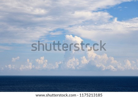 sea ​​and clouds, the Black Sea, Crimea