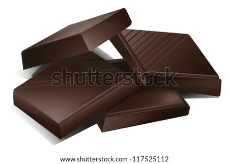 illustration of a chocs on a white background