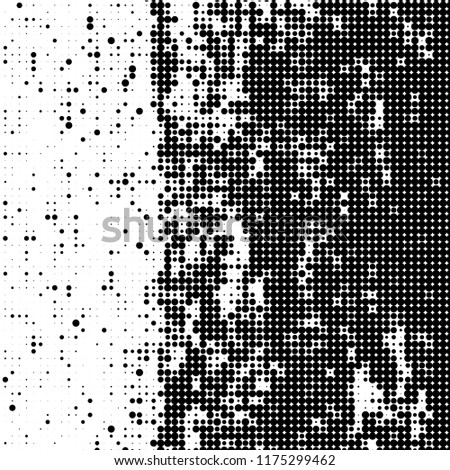 Halftone texture black and white