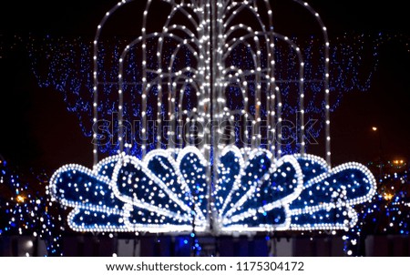 New Year decorations, decorative elements for the holiday