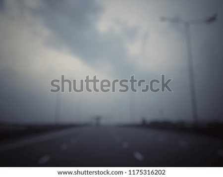 Blur,express highway in Asia