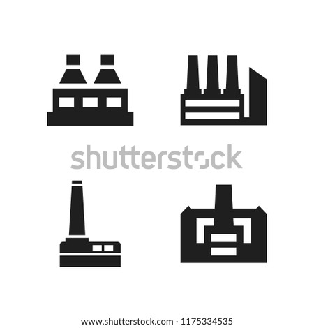 automation icon. 4 automation vector icons set. factory icons for web and design about automation theme