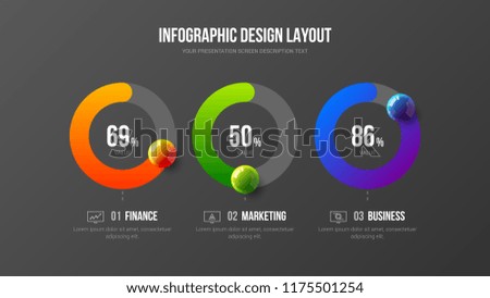 Amazing business infographic presentation vector illustration concept. Corporate marketing analytics data report creative design layout. Company statistics information graphic visualization template.