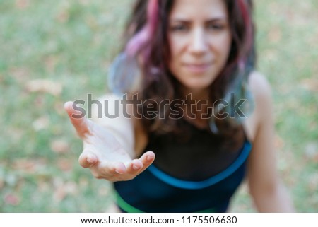 male reaching the hand to you for help