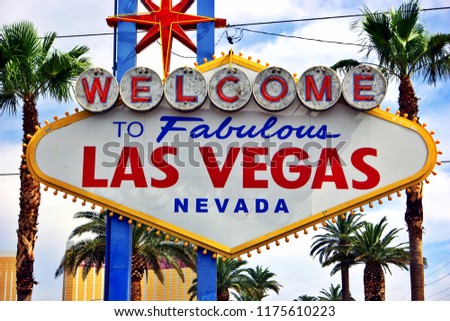 Welcome to Fabulous Las Vegas Sign , NV-USA