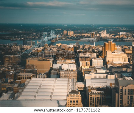 Downtown Philadelphia Cityscape 
