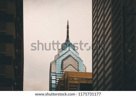 Downtown Philadelphia Cityscape 