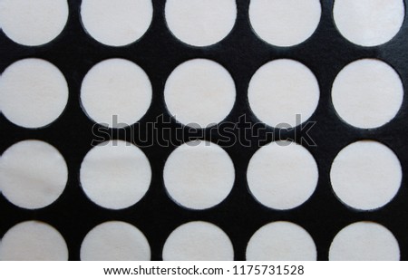 texture black background with white circles