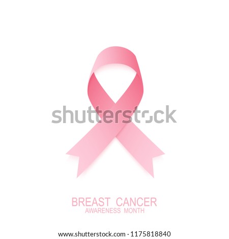 breast canser. Pink ribbon. National Breast Cancer Awareness Month