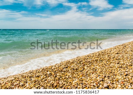 Summer day sea beach