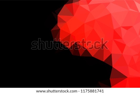 Light Red vector abstract mosaic pattern. Shining colored illustration in a Brand new style. A new texture for your design.