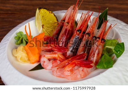 Japanese cuisine sashimi sweet Prawn 