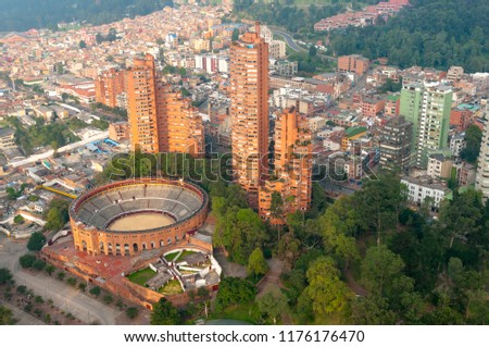 
Panoramic aerial view of the City of Bogotá. Colombia Royalty-Free Stock Photo #1176176470