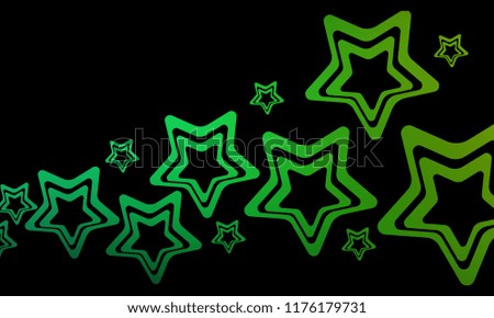Minimal covers design. Colorful bright stars gradients. Future geometric patterns. Abstract vector illustration.