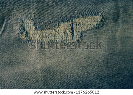 Texture of jeans with scuff