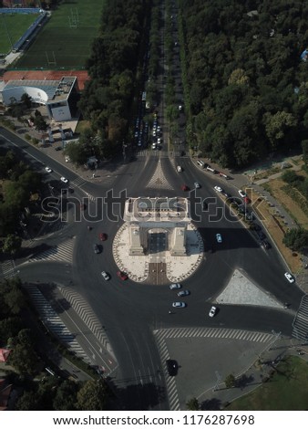 Bucharest, Romania drone pictures 