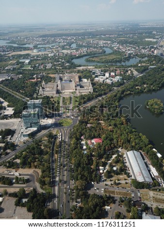 Bucharest Romania pictures drone 