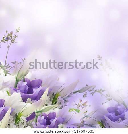 Bridal bouquet from white and pink flowers Royalty-Free Stock Photo #117637585