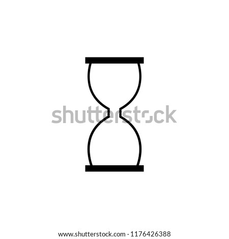 hourglass icon. Element of education for mobile concept and web apps icon. Thin line icon for website design and development, app development. Premium icon