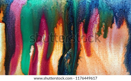 Abstract watercolor art hand paint on white background, Water colour background.