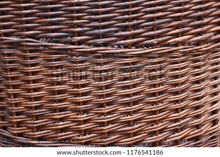 Wicker basket pattern