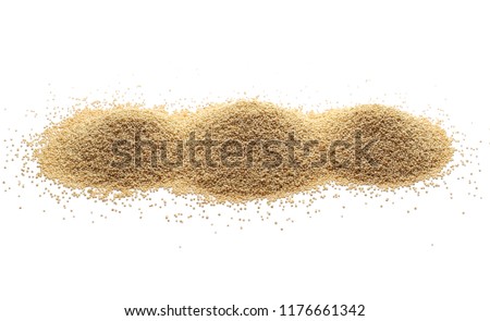Amaranth seeds isolated on white background