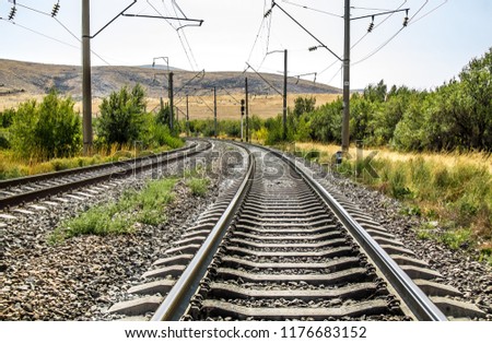 Railroad track rails