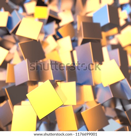 Silver or white gold platinum blocks cubes background. Modeling 3d illustration. wealth rich mining bitcoin concept . Money growing business finance success clipart