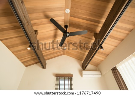 Ventilating fan on the ceiling Royalty-Free Stock Photo #1176717490