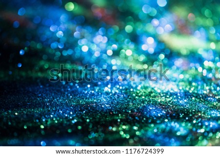 bokeh glitter Colorfull Blurred abstract background for birthday, anniversary, wedding, new year eve or Christmas.