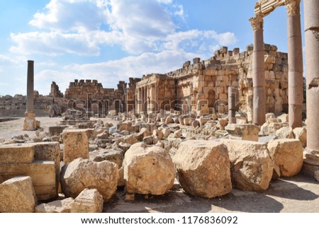 Photo of ruins of Baalbek, Lebanon