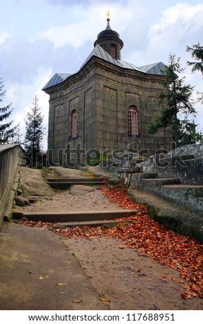 Hvezda chapel in Table Mountains Ã¢Â?Â? Czech Republic