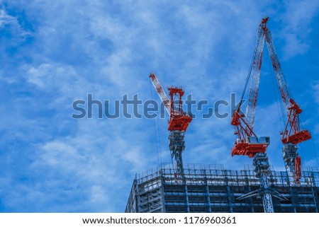 Bill and Minato Mirai skyline under construction