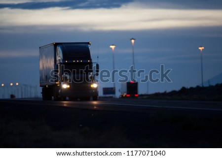 Shipping Industry Trucking Royalty-Free Stock Photo #1177071040