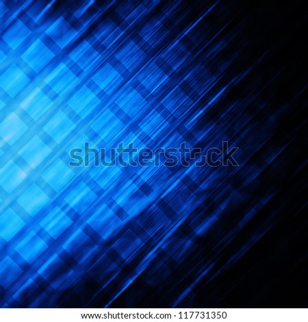 abstract blue square